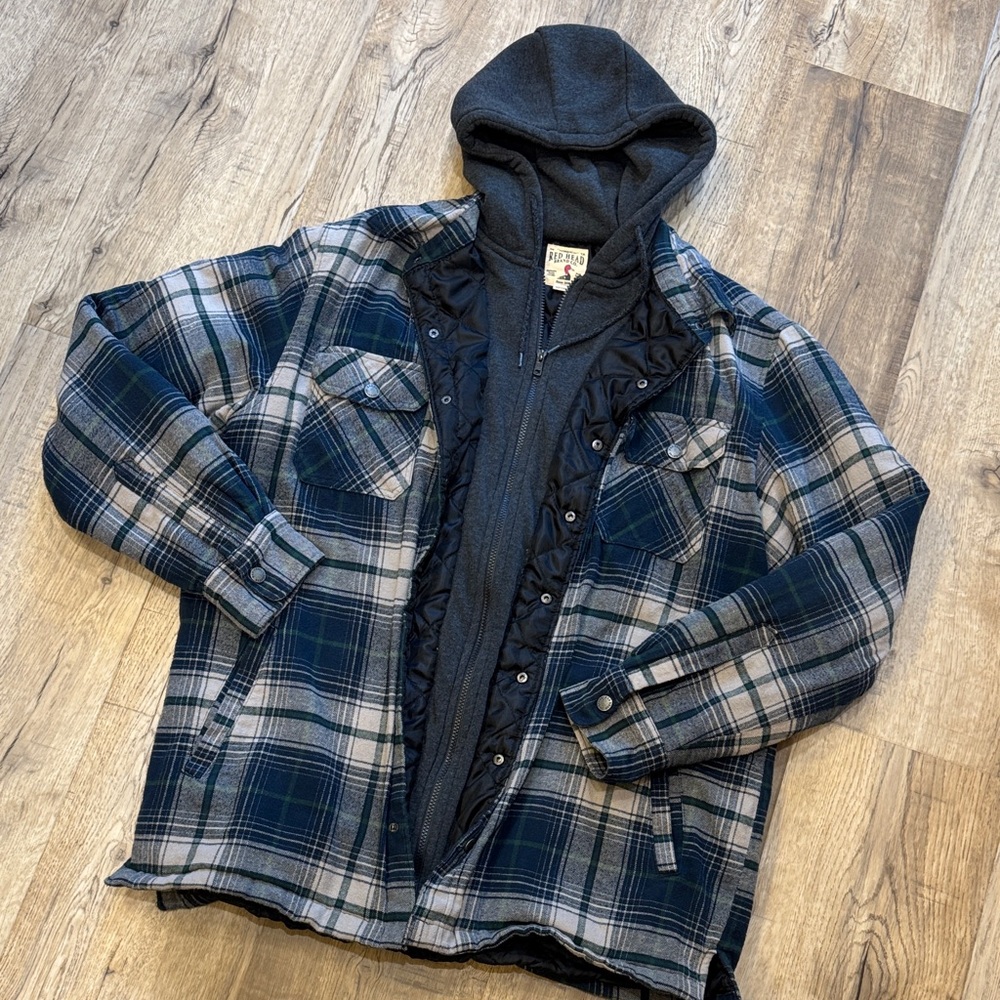 RedHead Gray Hooded Jacket